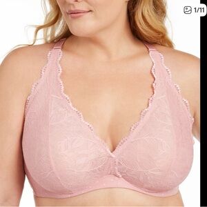 INC International Concepts Pink Lace Bra